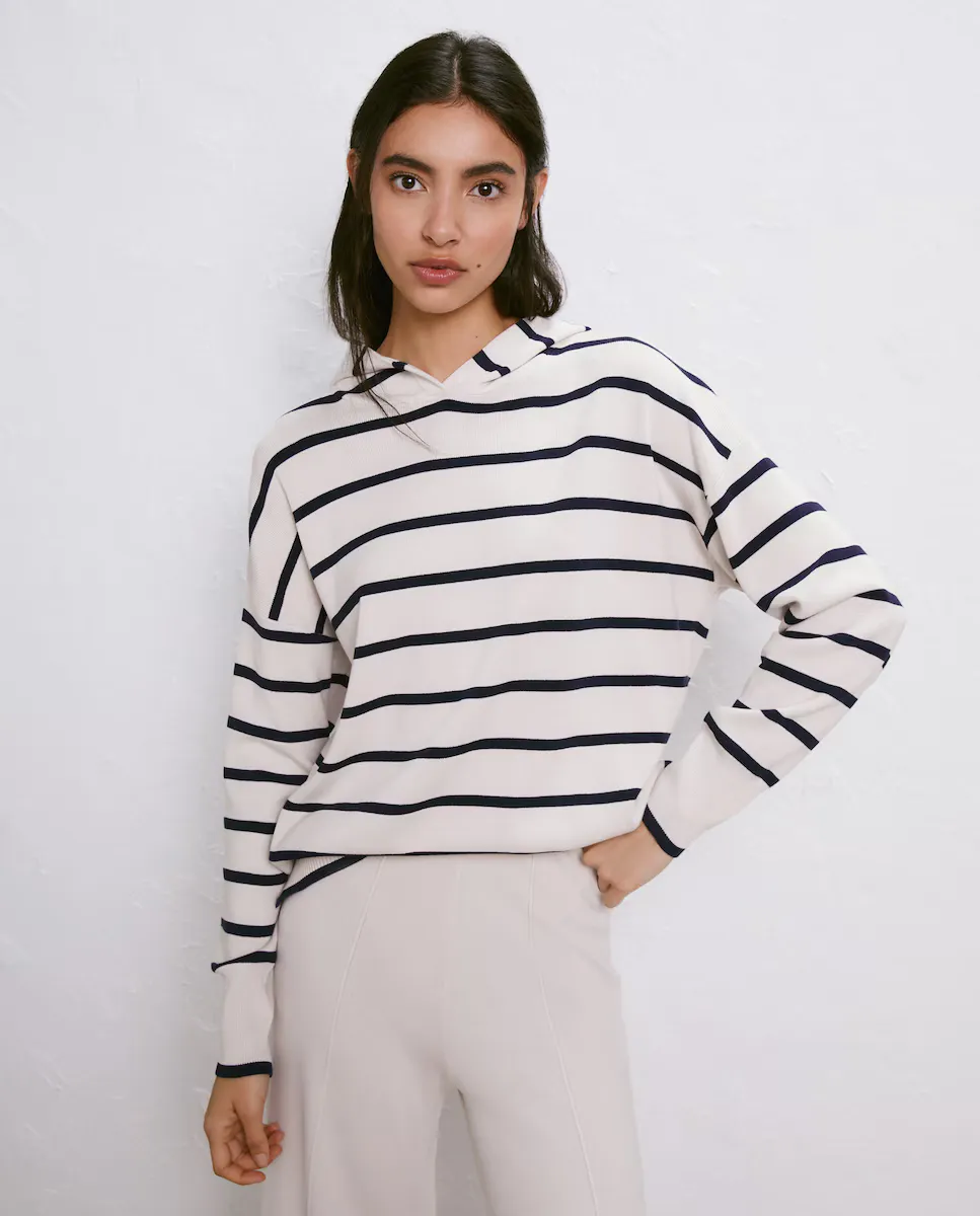 

Женский полосатый свитер Easy Wear, цвет Crudo