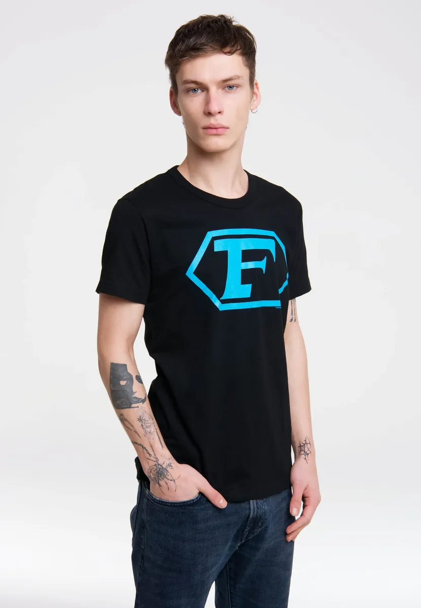 

Logoshirt Футболка "Captain Future Logo" с великолепным принтом спереди, черный