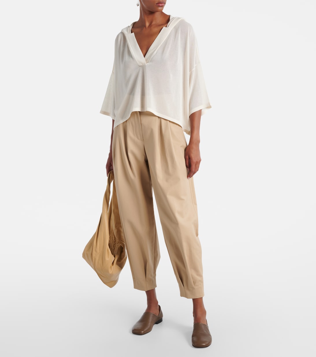 Didy рубашка из трикотажного хлопкового микса Max Mara, Tela — фото 2