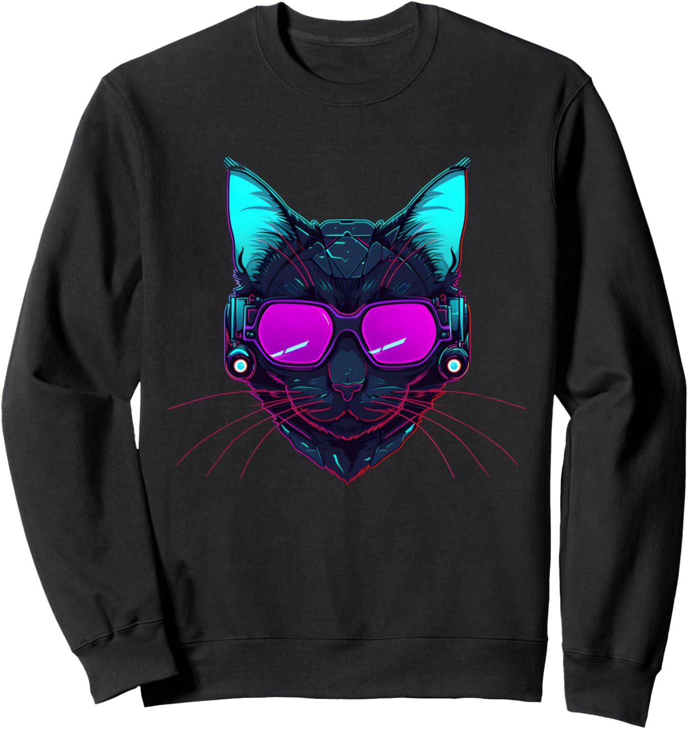 

Толстовка с изображением кошки в стиле стимпанк Funny Cat Shirts And Giveaways, черный