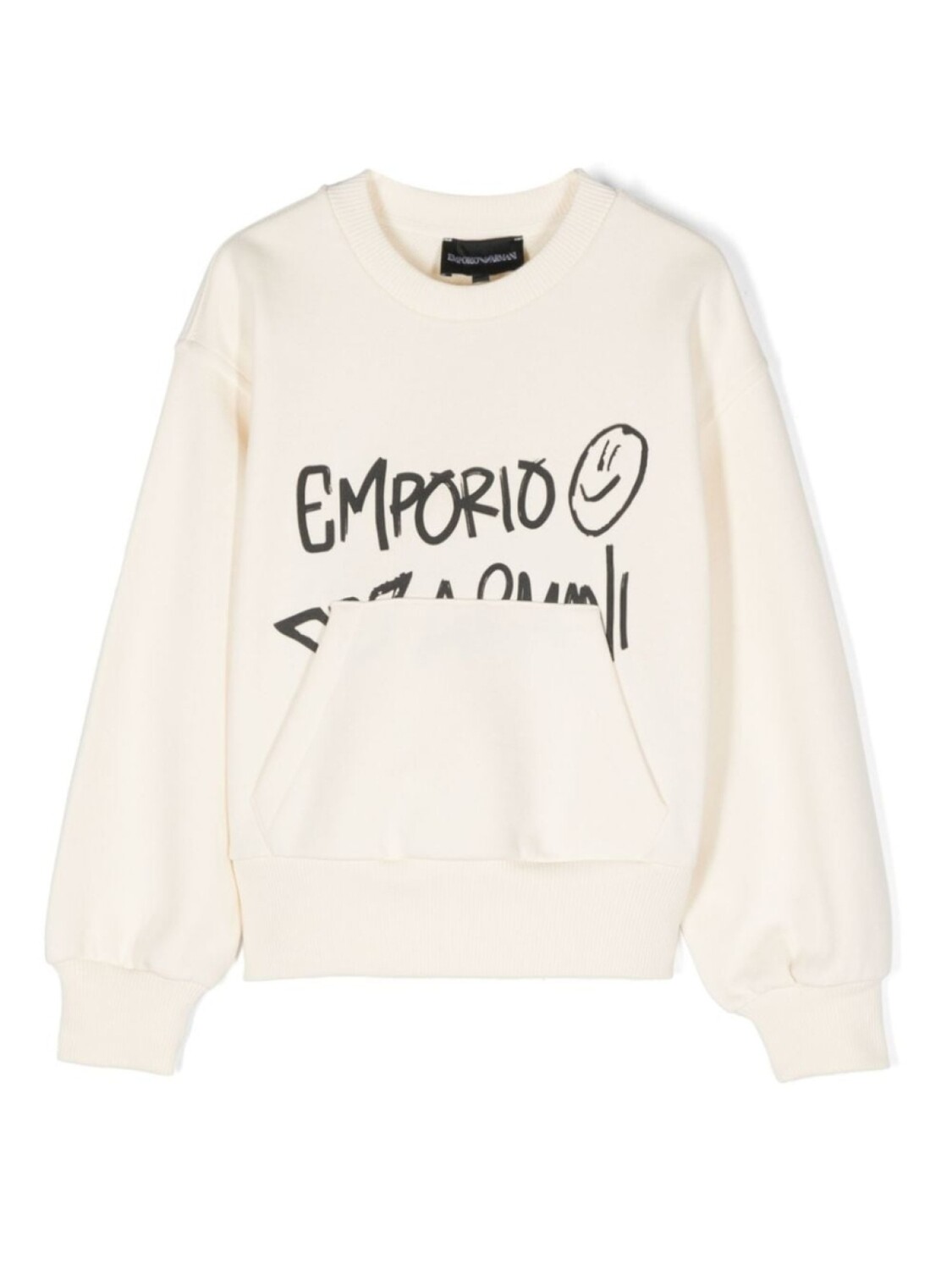 

Emporio Armani Kids свитер с логотипом, нейтральный цвет