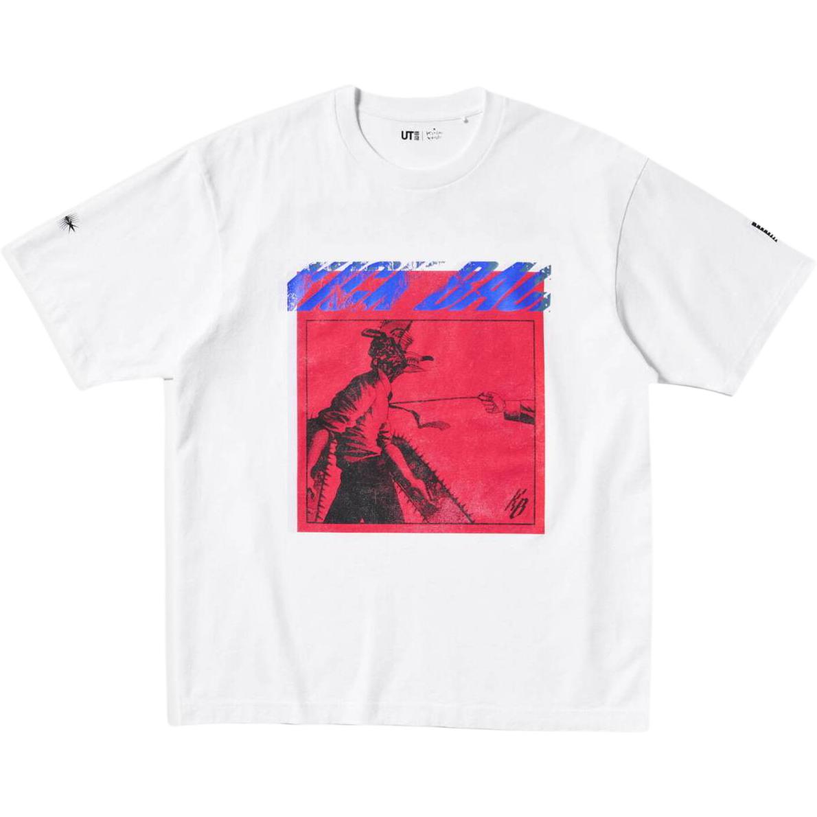 

Футболка Mijin Genjin Collaboration Unisex UNIQLO, Белая Покупочная Сумка