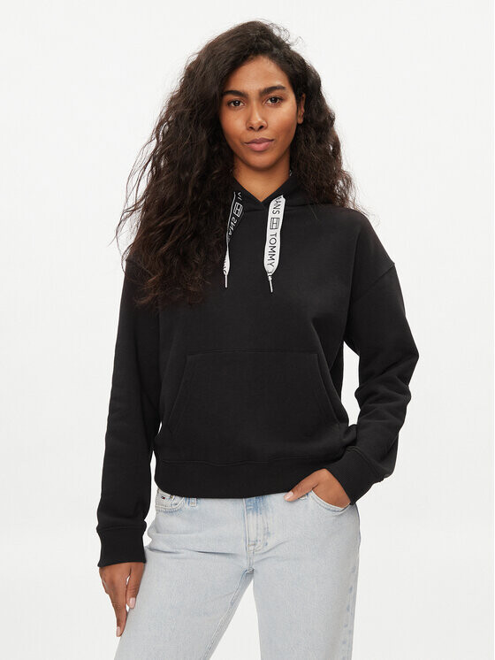 

Толстовка свободного кроя Tommy Jeans, черный