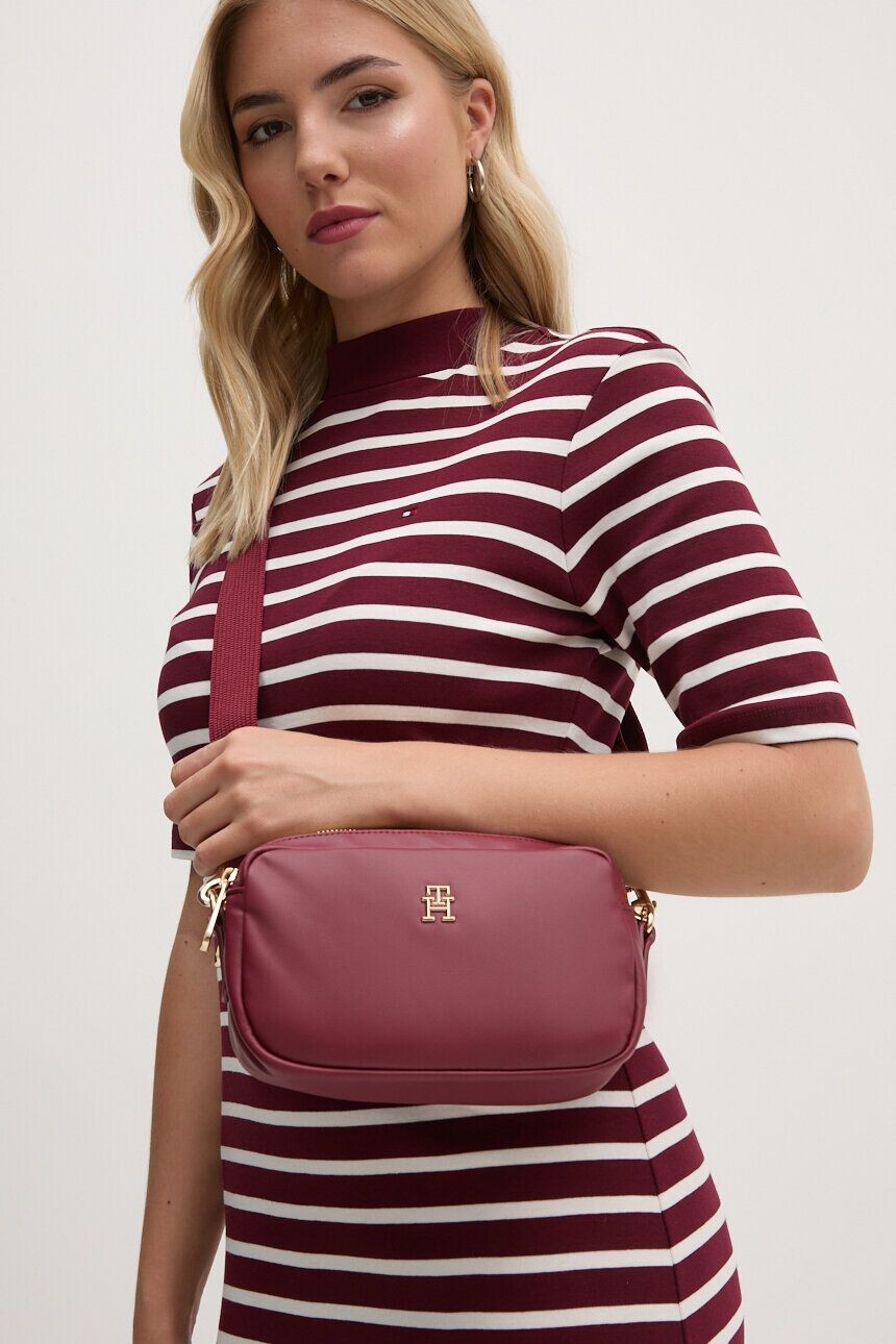 

Сумочка Томми Хилфигер Tommy Hilfiger, гранатовый