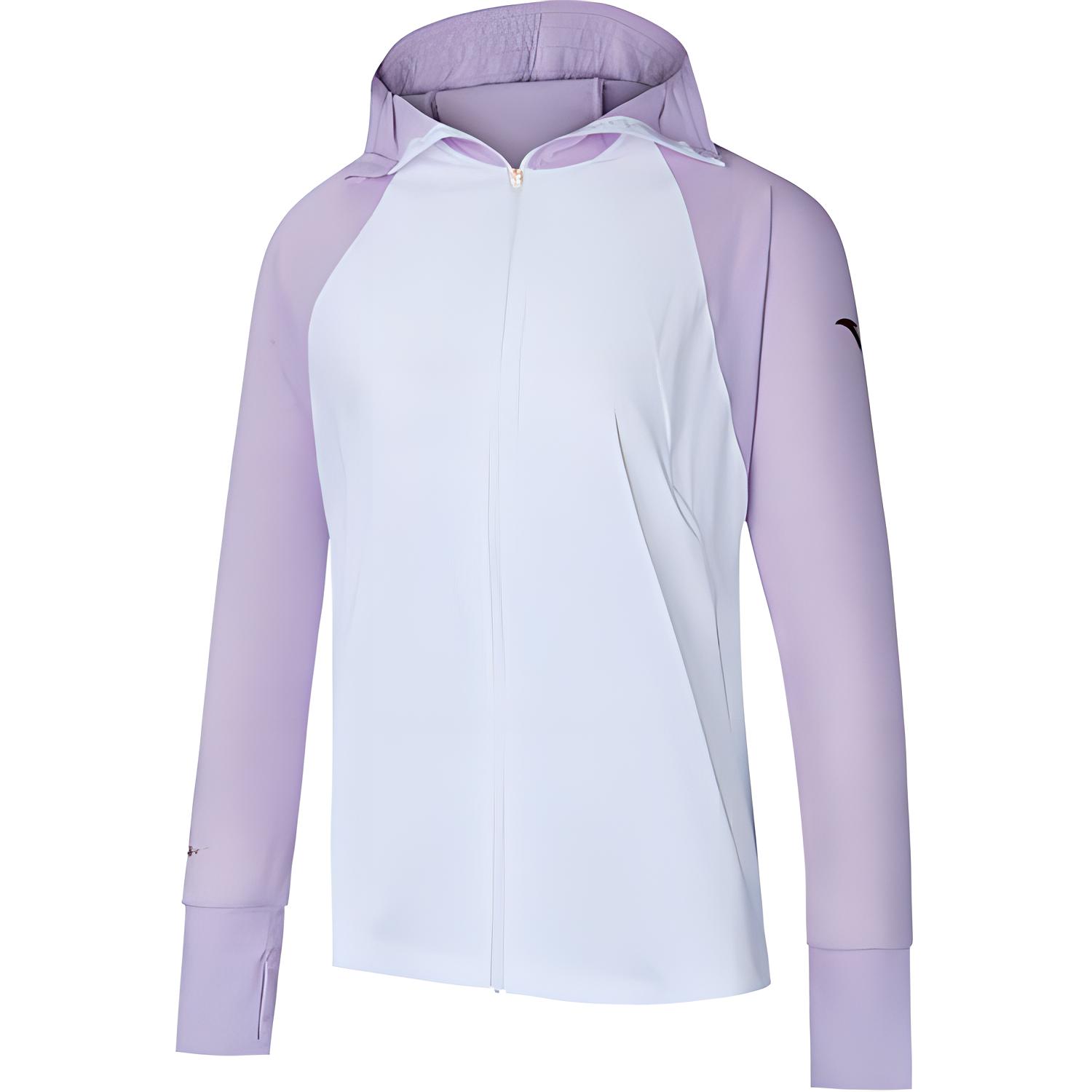 

Куртка женская для разнообразных тренировок Anta Variety Training Collection в цвете снежно-белый/светло-лиловый Snowflake White/Light Mist Purple