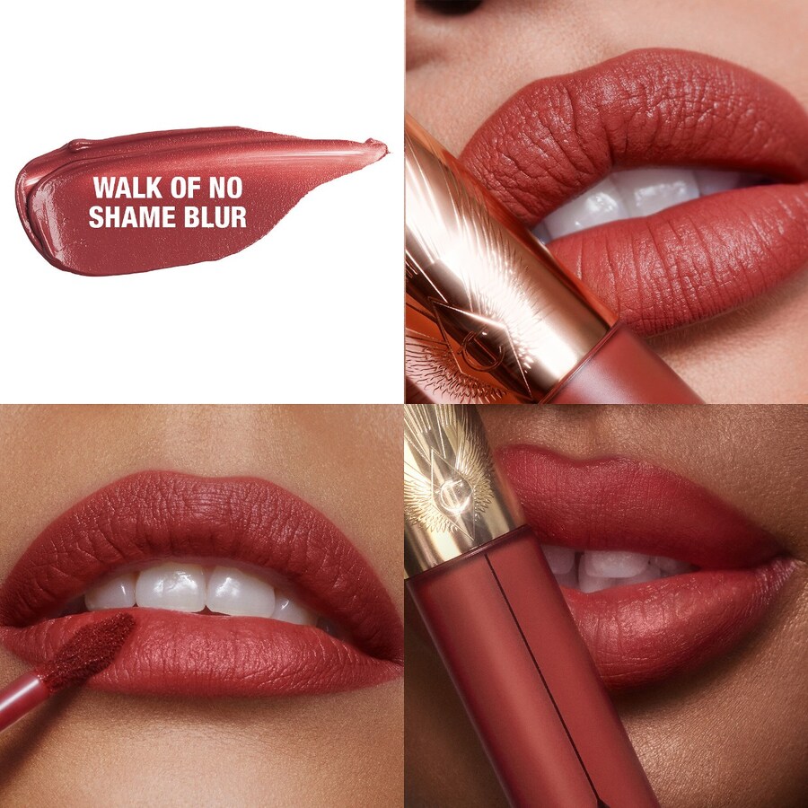 Жидкая помада для губ Charlotte Tilbury Airbrush Flawless Matte Lip Blur, Walk Of No Shame Blur, 6.8 мл — фото 3
