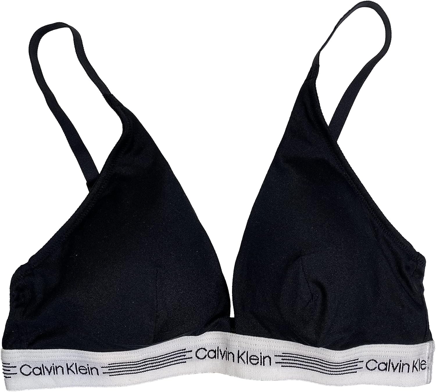 

Женский бюстгальтер-бралетт Calvin Klein с легкой подкладкой и V-образным вырезом, Black(Qp2764-001)/White