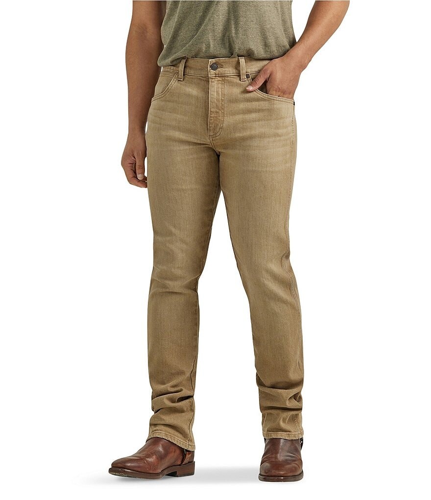 

Узкие джинсы прямого кроя Wrangler Retro, бежевый