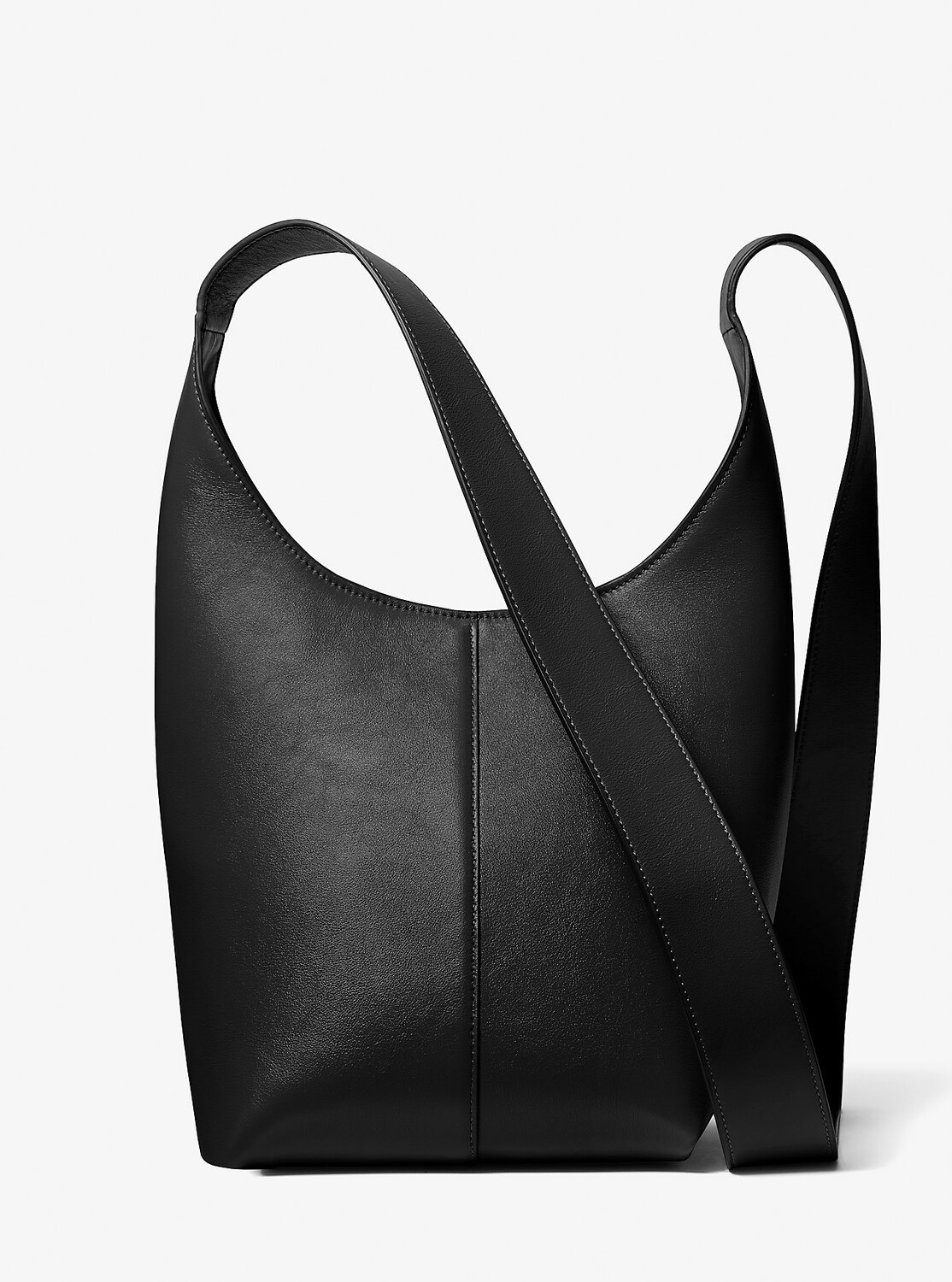

Миниатюрная кожаная сумка-хобо Dede Michael Kors, черный