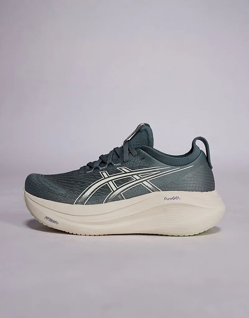 Кроссовки для бега Asics Gel-Nimbus 27 синего цвета — фото 2
