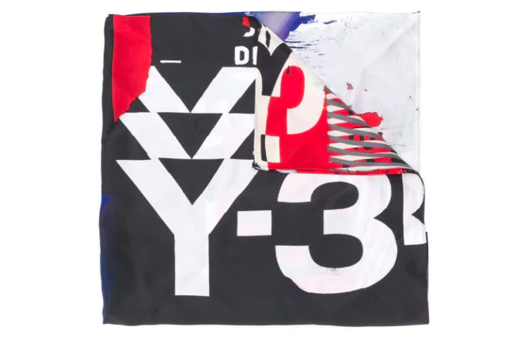 

Y-3 Вязаный шарф женский разноцветный, Multicolor