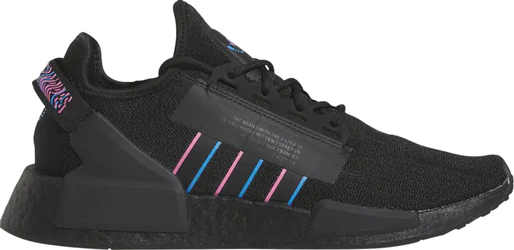 

Кроссовки NMD_R1 V2 'Black Pulse Magenta', черный