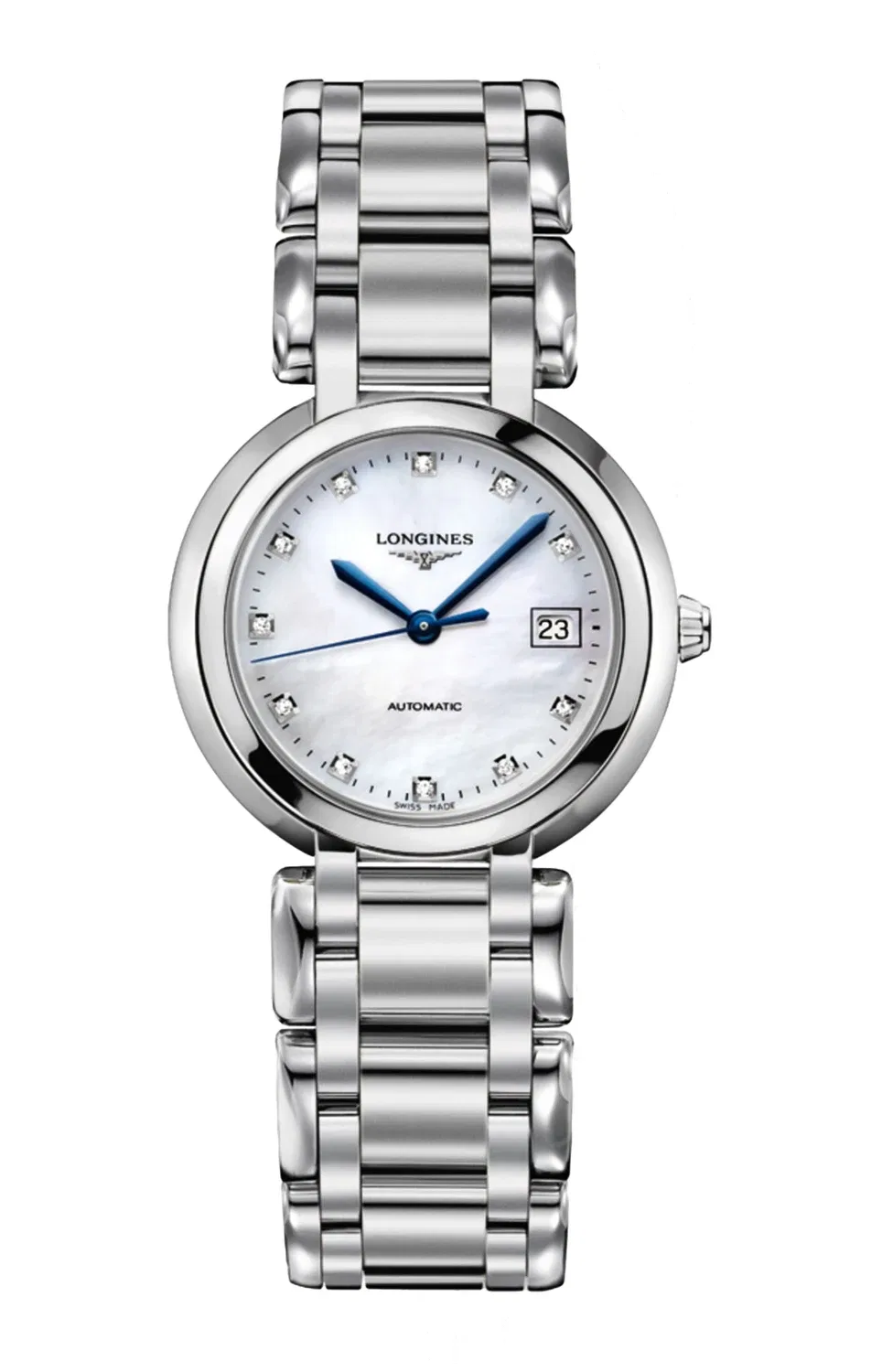 ЛОНЖИН ПРИМАЛУНА - L8.113.4.87.6 LONGINES, серебряный