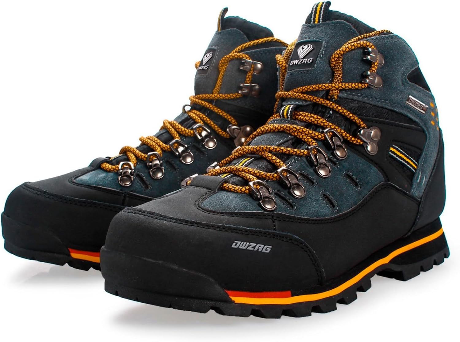 

Мужские высокие походные ботинки с водонепроницаемой поверхностью, для активного отдыха, кроссовки для трейлраннинга с межподошвой из EVA, износостойкая синтетическая кожа, сцепление на разных покрытиях Azttoztto, черный