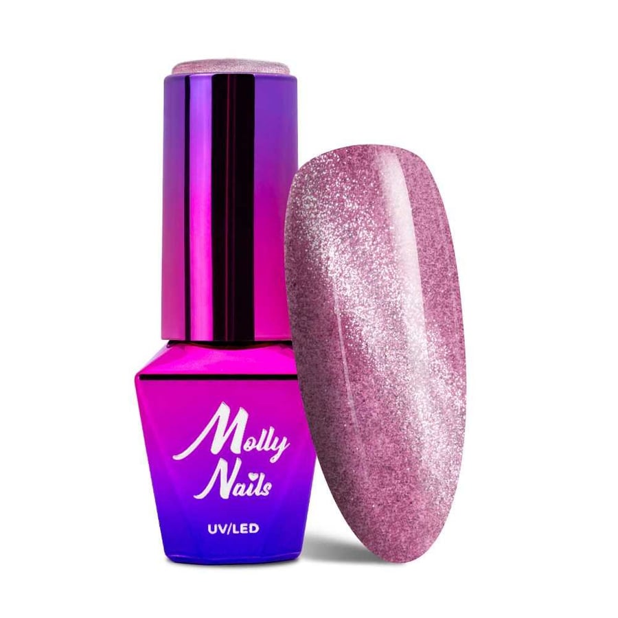 

Гибридный лак для ногтей Molly Nails Cat Eye Womanity Amethyst 8 г № 443