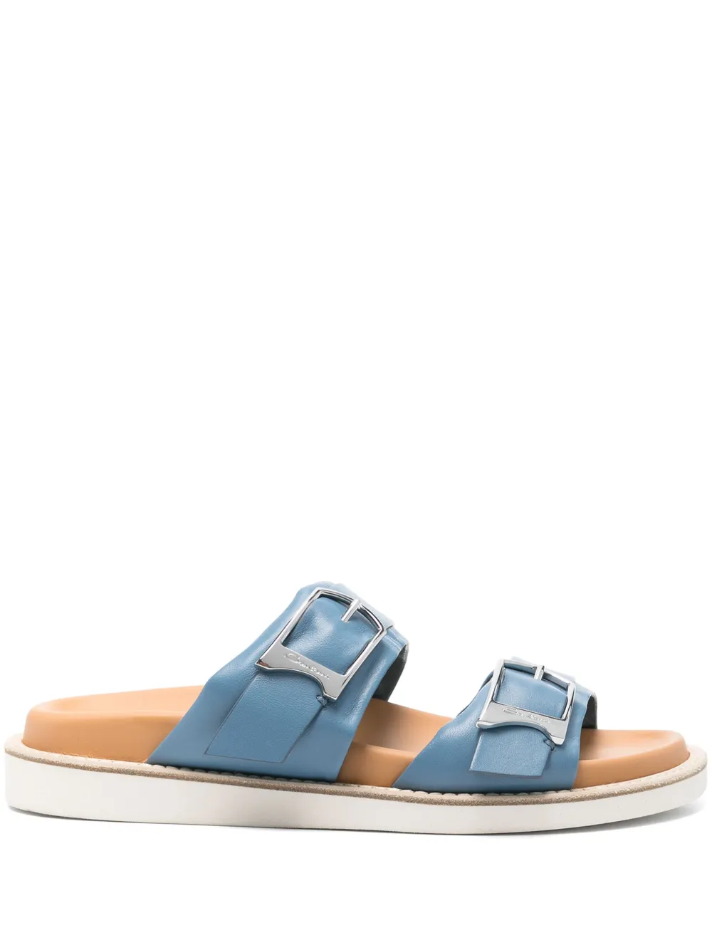 Сандалии с ремешками Santoni, синий