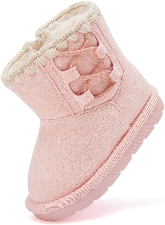 

Сапожки BMCiTYBM для девочек и мальчиков, зимние утепленные мехом, для малышей (новорожденные/младенцы/дети младшего возраста), 92-Pink