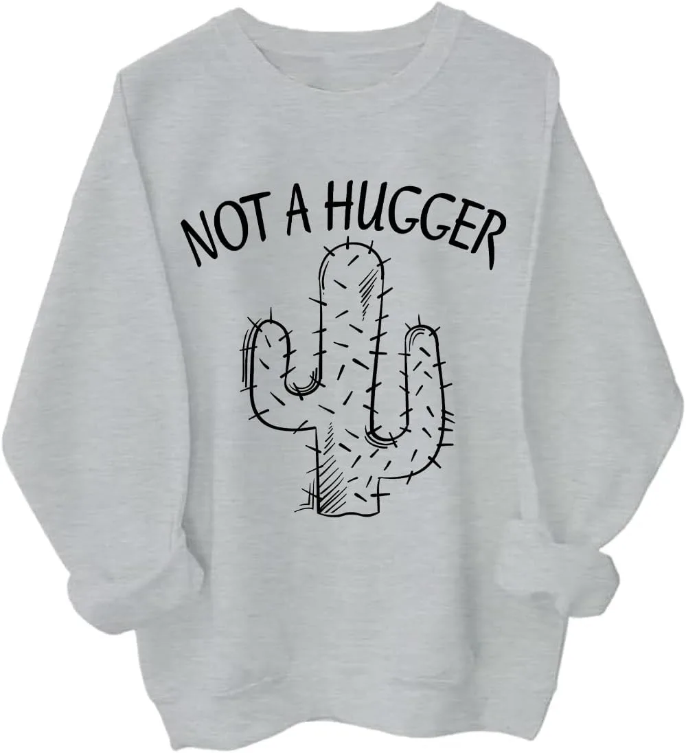 

Толстовка Not A Hugger с кактусом BTGRL