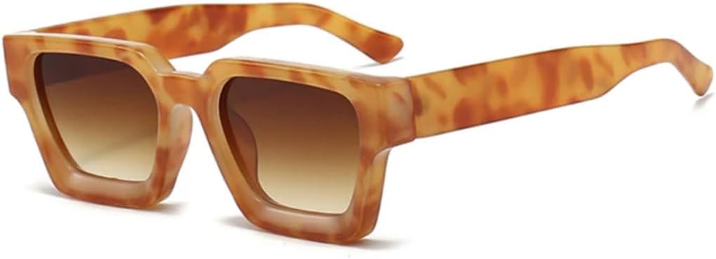 

Модные женские солнцезащитные очки класса люкс в стиле ретро, ​​мужские трендовые очки с леопардовым принтом, сине-зеленые, с защитой от УФ-излучения UV400 UUPTTPL, Amber Tea Gradient