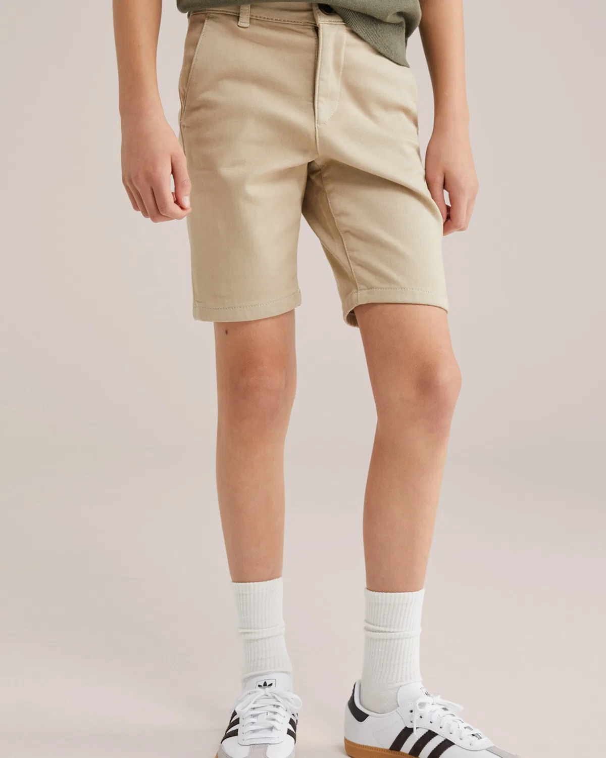 Узкие брюки We Fashion, Beige — фото 3