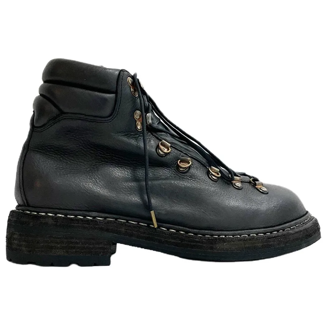 GUIDI Туристические ботинки мужские 19M черные — фото 3