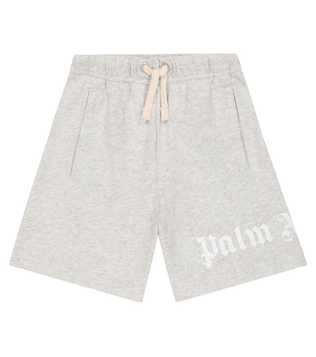 

Шорты из хлопкового джерси с логотипом Palm Angels, серый