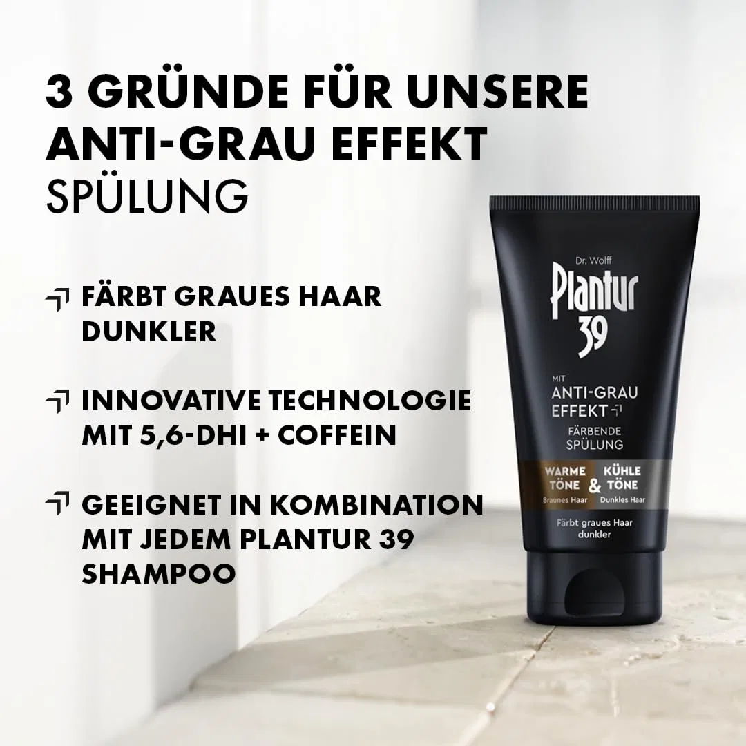 Кондиционер Plantur 39 Anti Grey Dye для темных волос, 2 x 150 мл Plantur 39 — фото 3