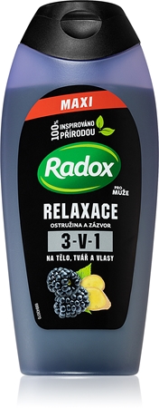 

Гель для душа для лица Radox Men Feel Wild, 400 ml