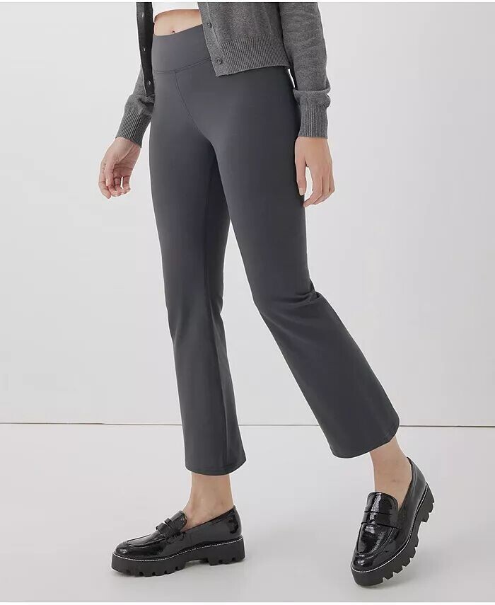 

Женские укороченные леггинсы PureFit Bootcut из органического хлопка Pact, серый