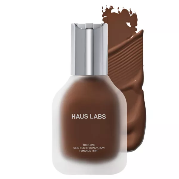 

Triclone skin tech тональная основа средней степени покрытия с ферментированной арникой Haus Labs By Lady Gaga, цвет 510 deep warm