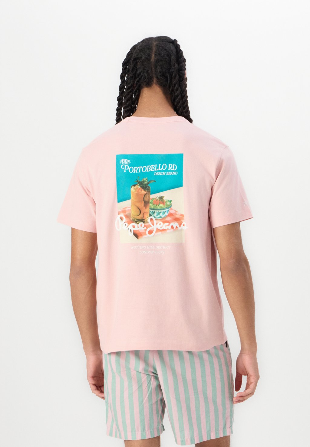 

Футболка с принтом TALBOT TEE Pepe Jeans, цвет Ash Rose Pink