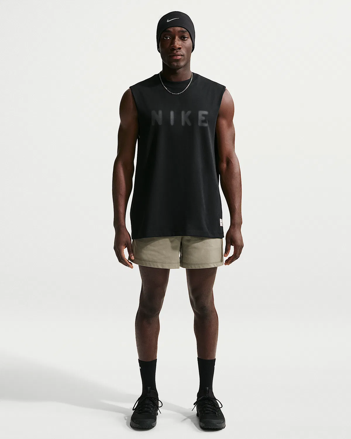 Мужская тренировочная майка Dri-FIT Nike N.A.C., Black/Black — фото 4