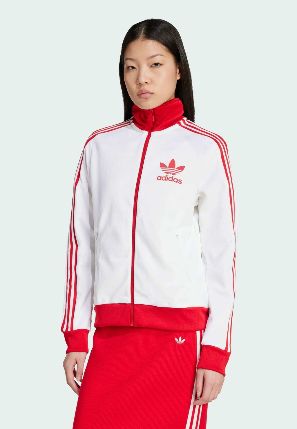 

Толстовка на молнии Adidas Originals, белый