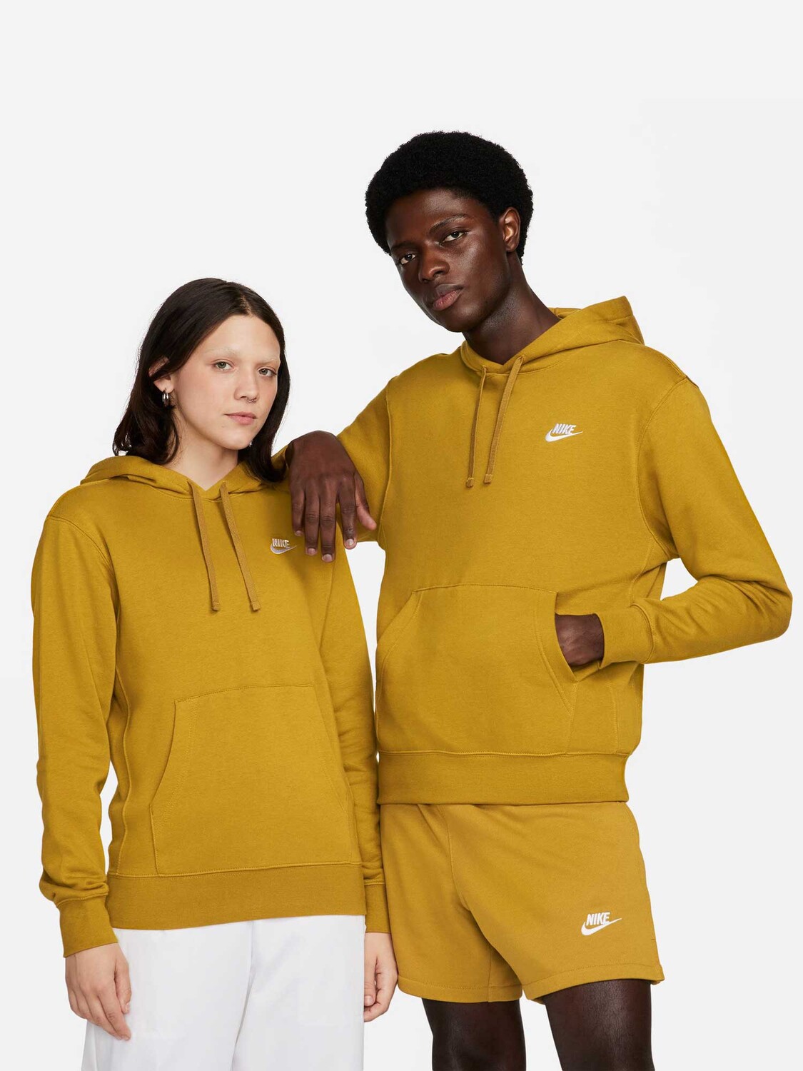 

Толстовка Nike M NSW CLUB HOODIE PO BB, желтый