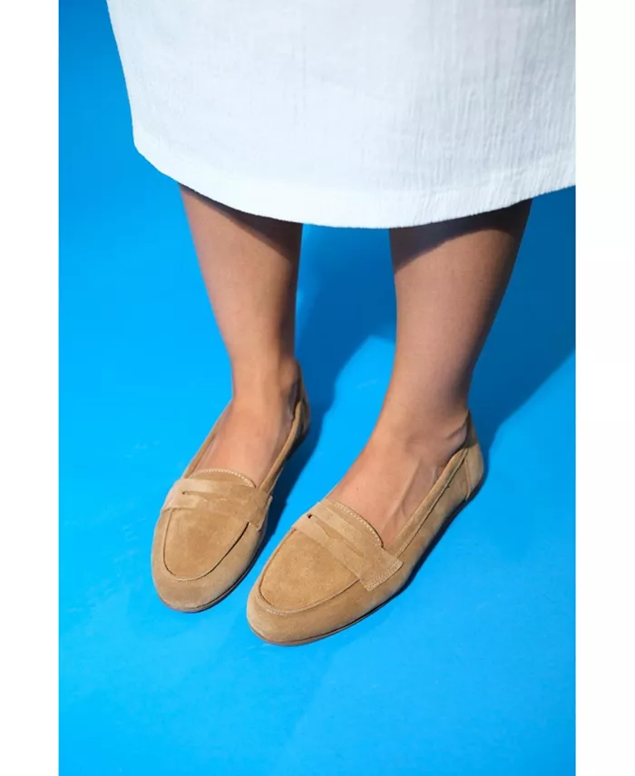 Лоферы Dorothy из кожи Forever & Always Shoes, коричневый — фото 3