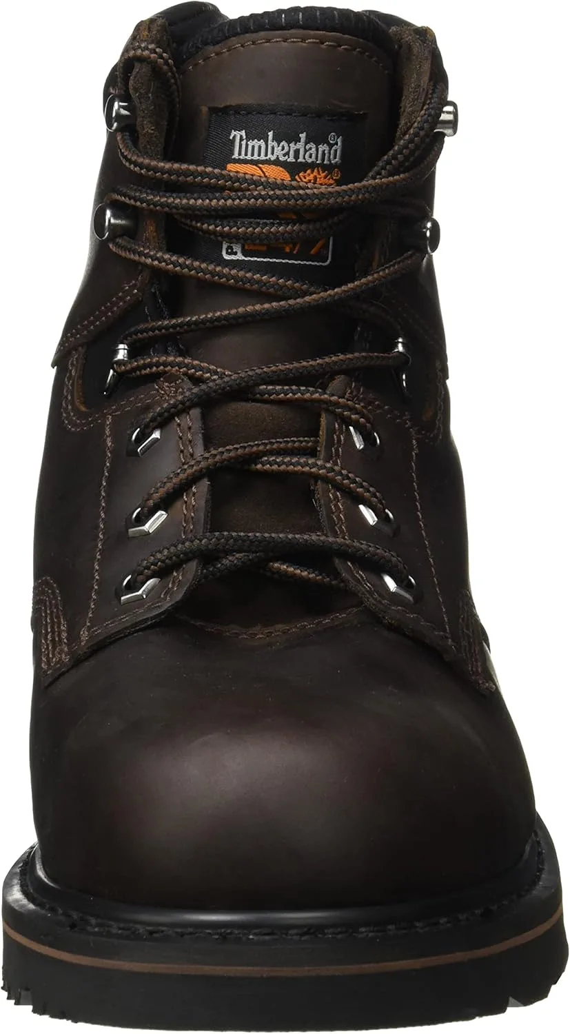 Мужские рабочие ботинки Timberland PRO с антикоррозийной технологией и стальной антистатической защитой, арт, коричневый — фото 2