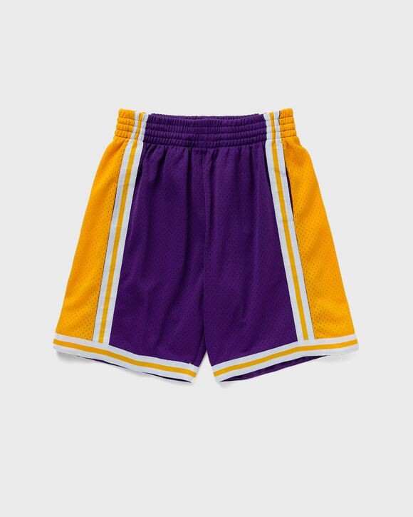 

Шорты Mitchell & Ness Nba Swingman Shorts Los Angeles Lakers Road 1984-85, цвет purple/yellow