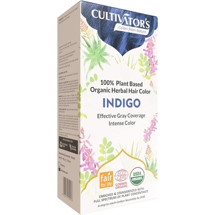 

Cultivator's Органическая травяная краска для волос Индиго 100 г