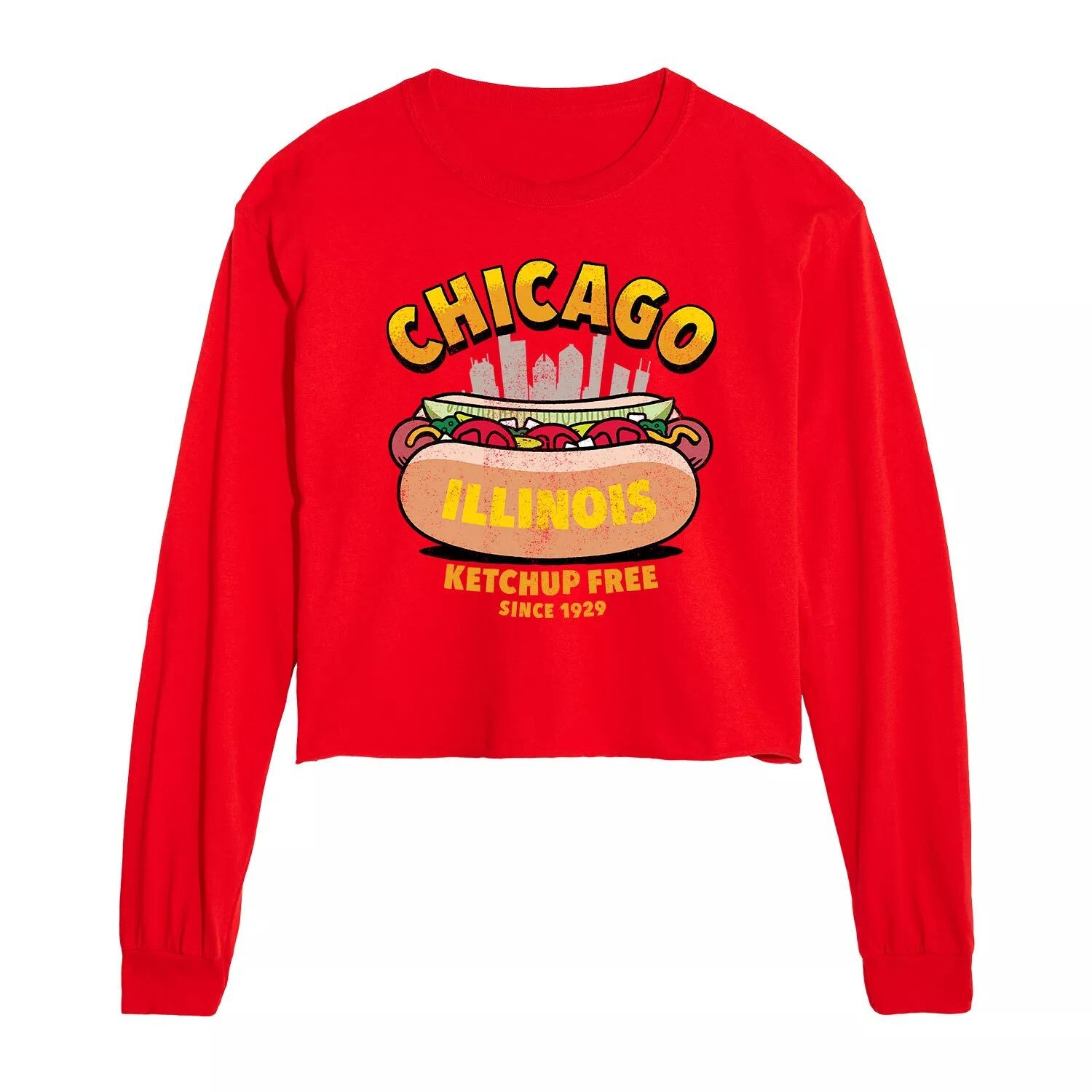 

Лонгслив «Chicago» Licensed Character, красный