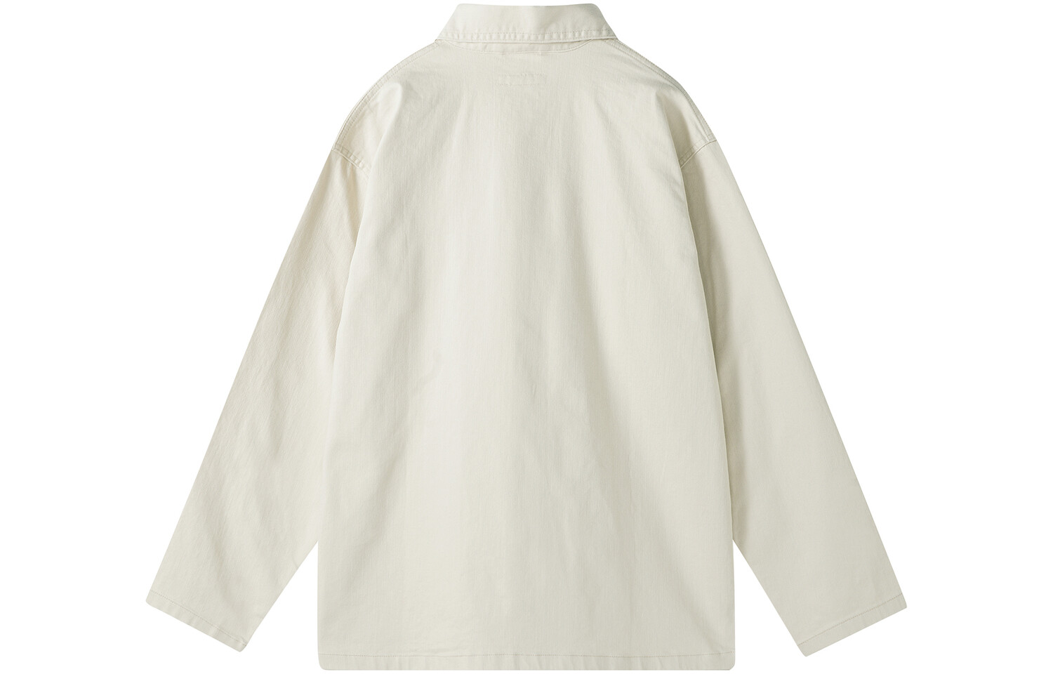 Джинсовая куртка Uniqlo мужская, 01 молочно-белый — фото 2