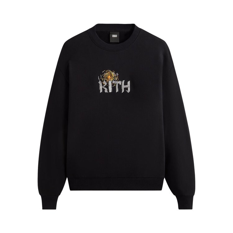 

Толстовка Kith Treats Hanukkah Shamash Nelson Crewneck, черный