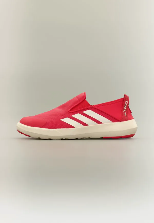 Унисекс походные ботинки без шнурков Adidas Terrex, Pure Ruby/Chalk White/Semi Impact Orange