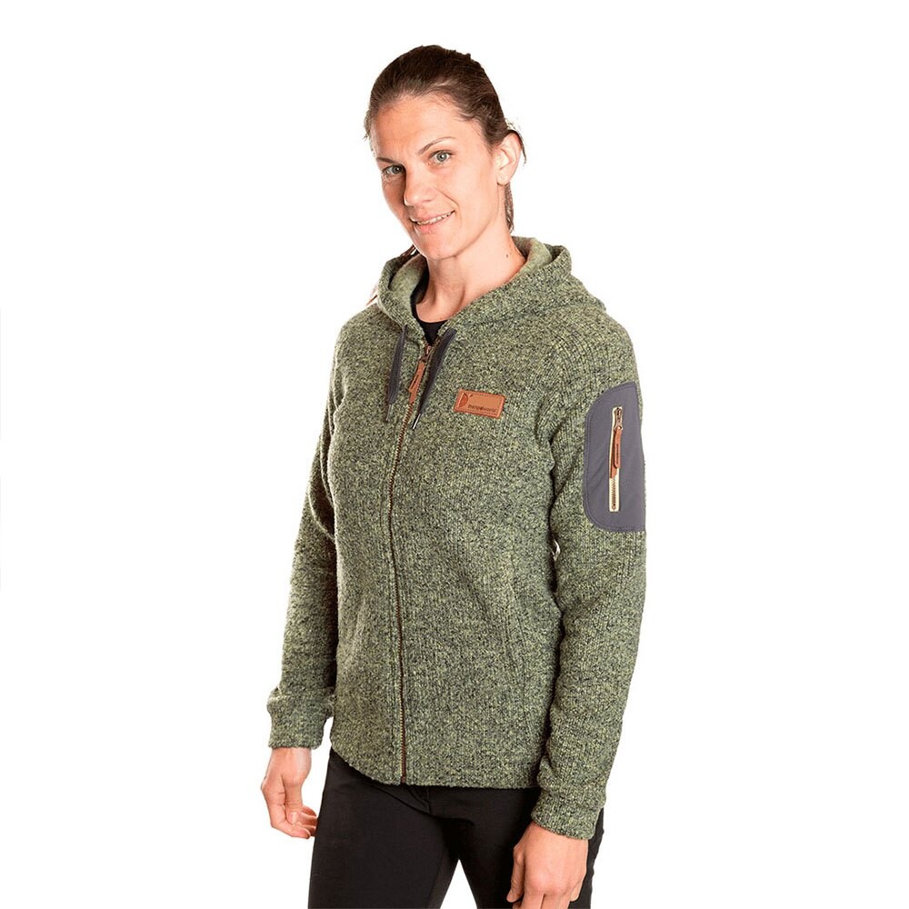 

Толстовка на молнии Trangoworld Gower Hooded, зеленый