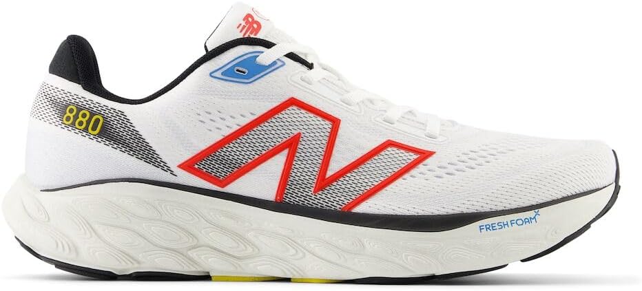 Мужские кроссовки для бега New Balance Fresh Foam X 880 V14, белый/черный — фото 3