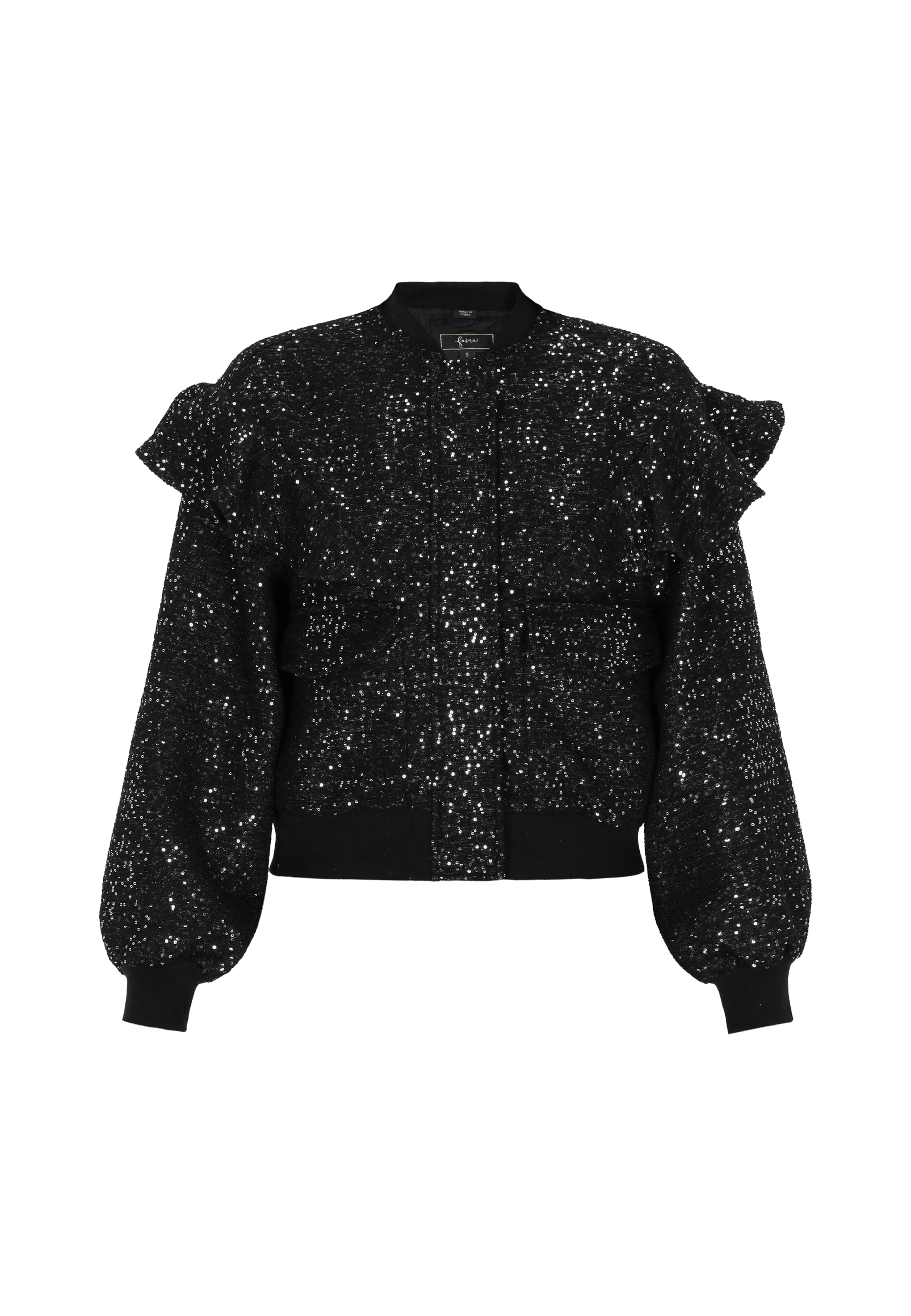 

Faina Межсезонная куртка 'Elegant' в черном цвете