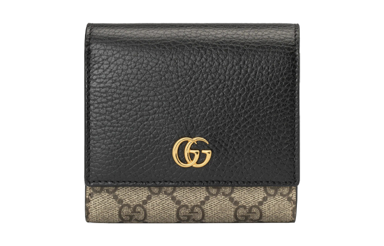 

Кошелёк Marmont Canvas With Leather женский Ebony/Black GUCCI