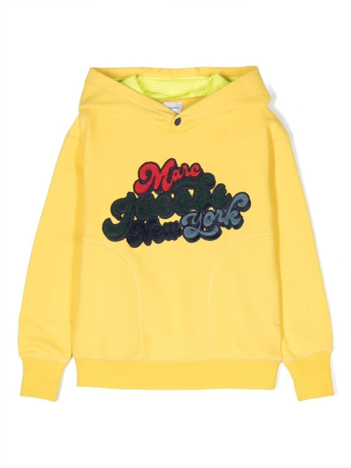 

Marc Jacobs Kids худи с вышитым логотипом, желтый