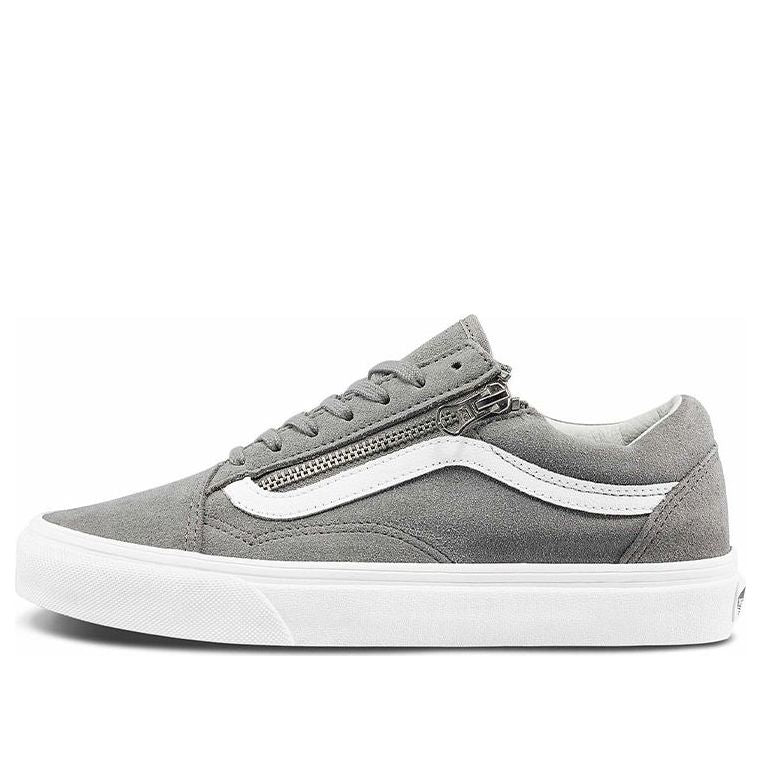 

Кеды Vans Unisex Old Skool Zip Low-Top Sneakers Grey 'Gray White'