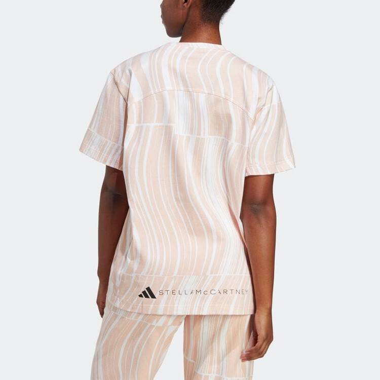 Stella Mccartney X Футболка женская Brush Pink Adidas — фото 4