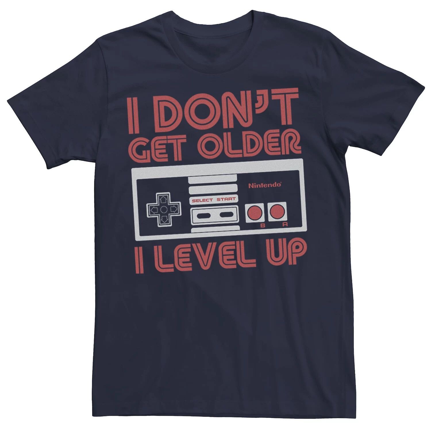 

Мужская футболка Nintendo I Don't Get Old I Level Up Licensed Character